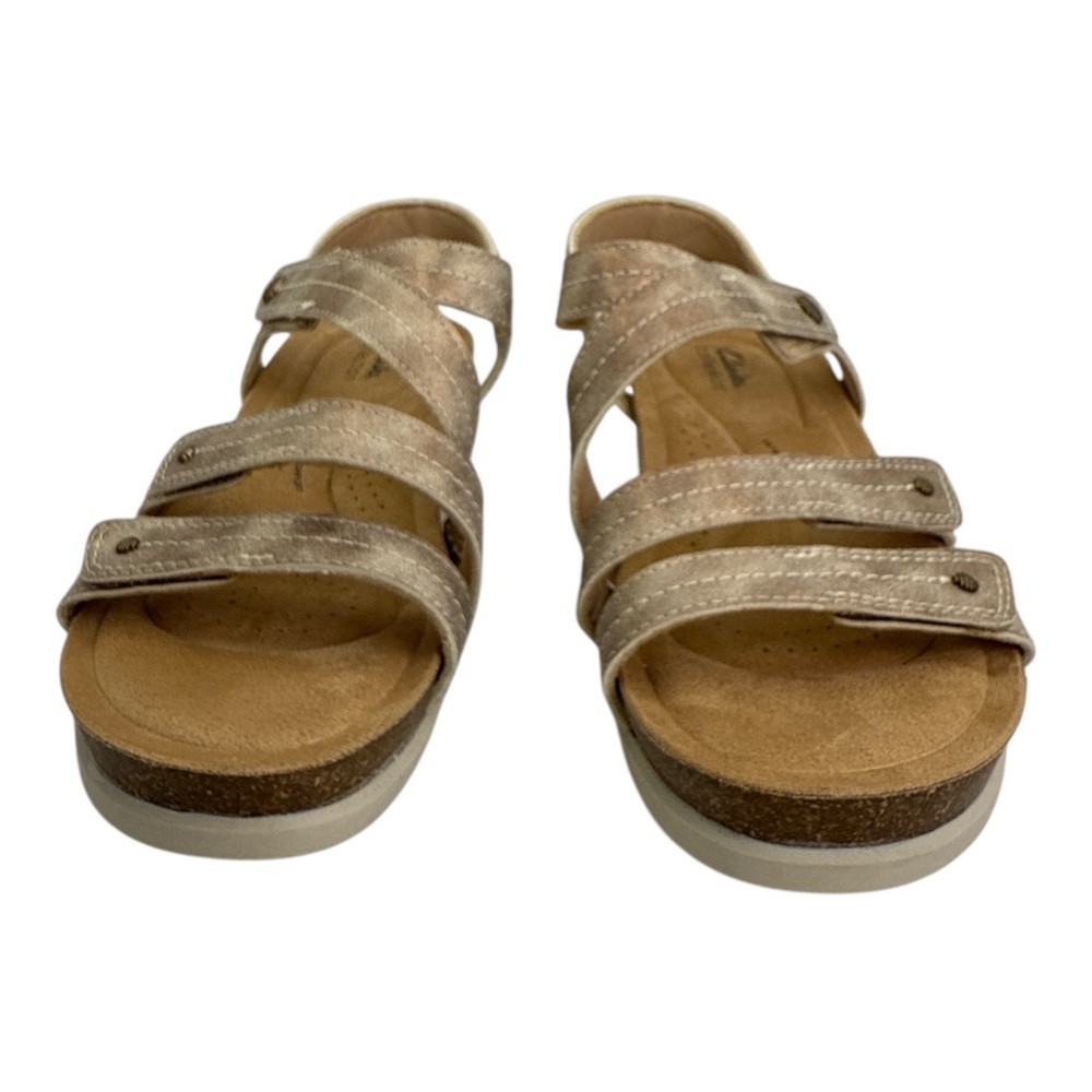 Clarks Women's‎ Calenne Clara Strappy Wedge Sandals, Size 10M